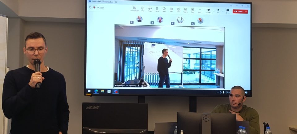 ComDatas AI-team presenterar på ComData Conference Day
